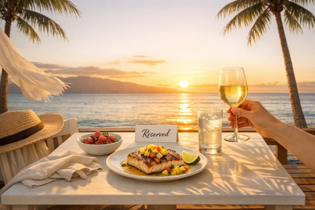 Checklist for Perfect Sunset Seafood Dining in Maui