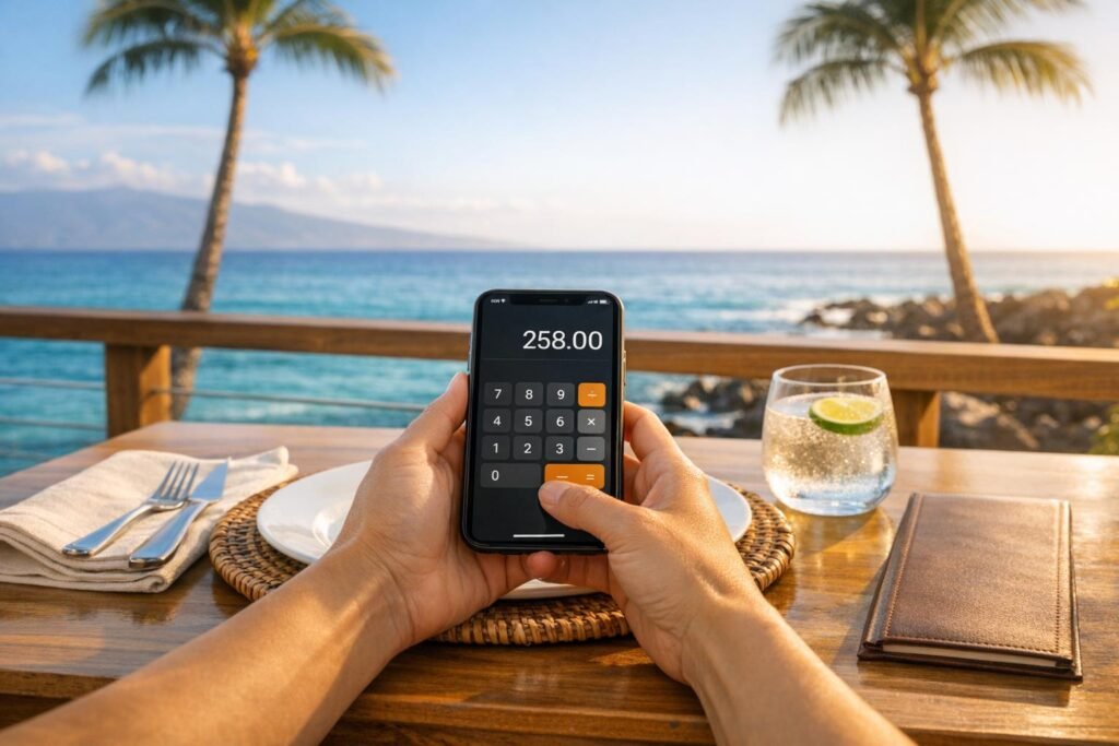 Oceanfront Dining Calculator