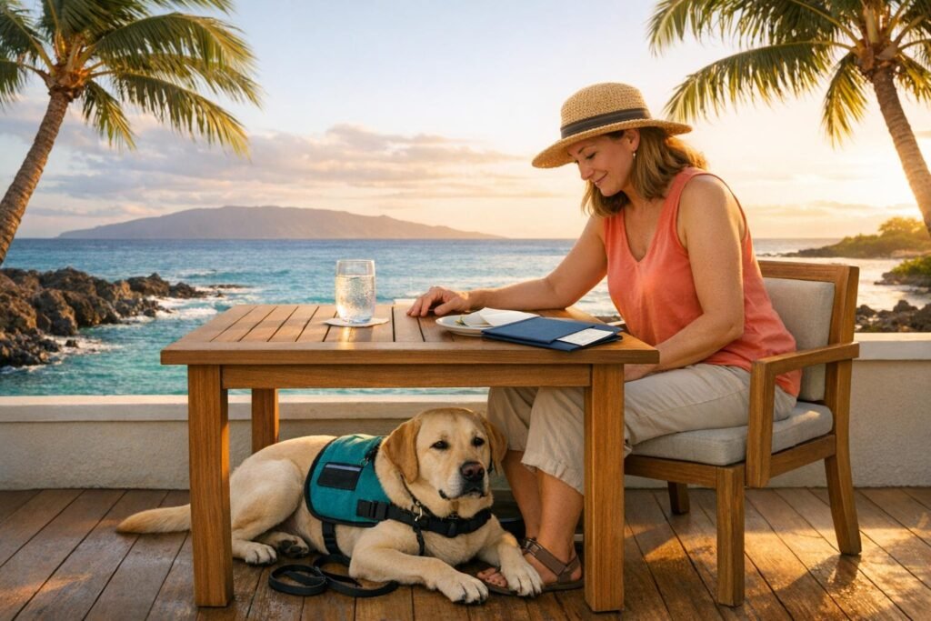 Checklist for Dining with Service Animals in Maui